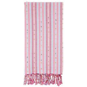 Bohemian Pink Turkish Towels - 100% Cotton Boho Beach Bath Towel